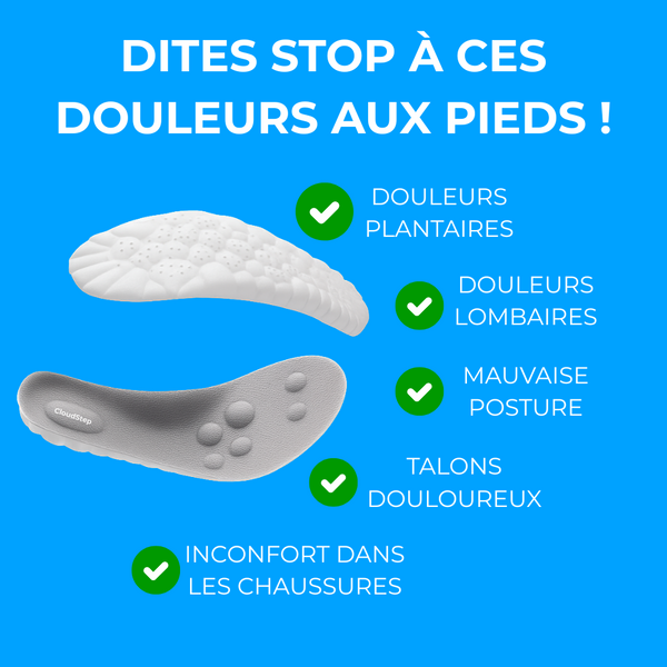 CloudStep® - Semelles orthopédiques 4D Bounce
